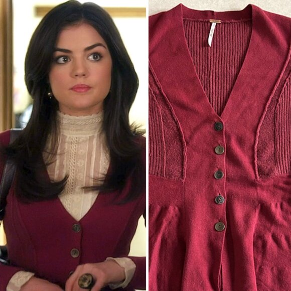 Free People Sweaters - Free People Peplum Cardigan ASO Aria Montgomery